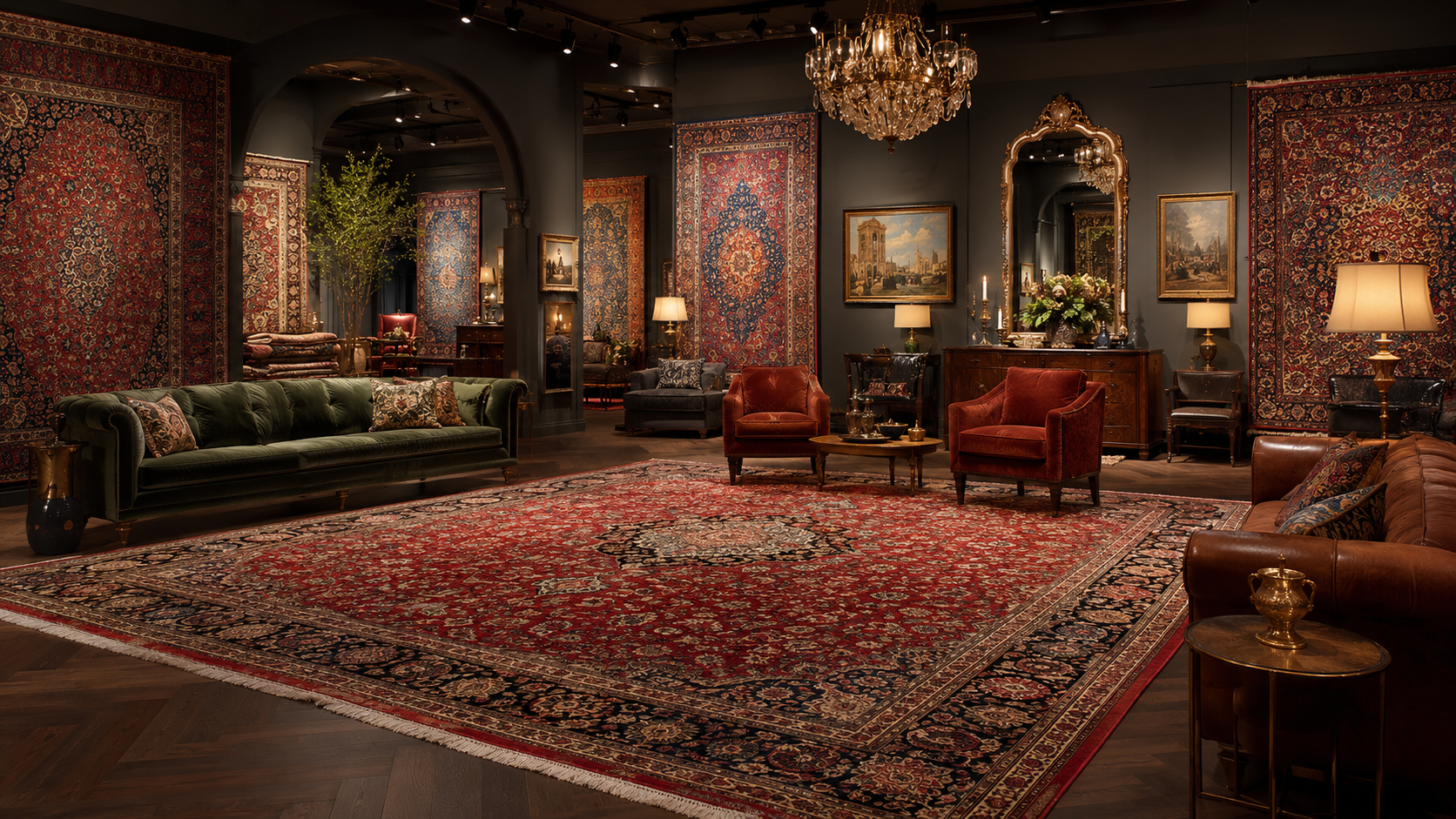 Galería de alfombras persas y decoración de lujo
